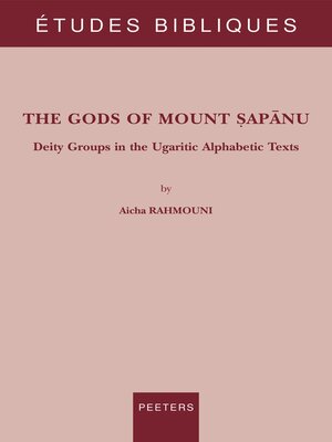 cover image of The Gods of Mount Sapanu